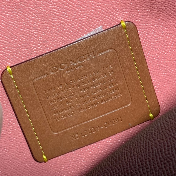 Coach Willow Color block Tote C0691 - Picture 14 of 14